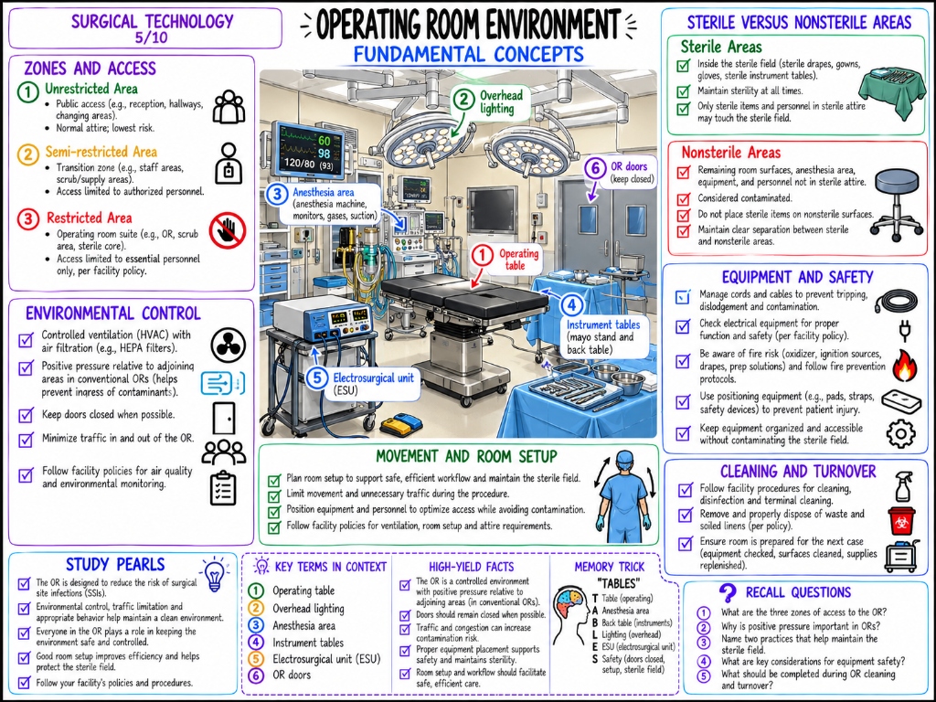 Operating Room Environment — Fundamental Concepts (5/10)