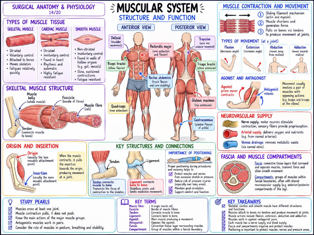 Muscular System — Structure and Function (14/20)