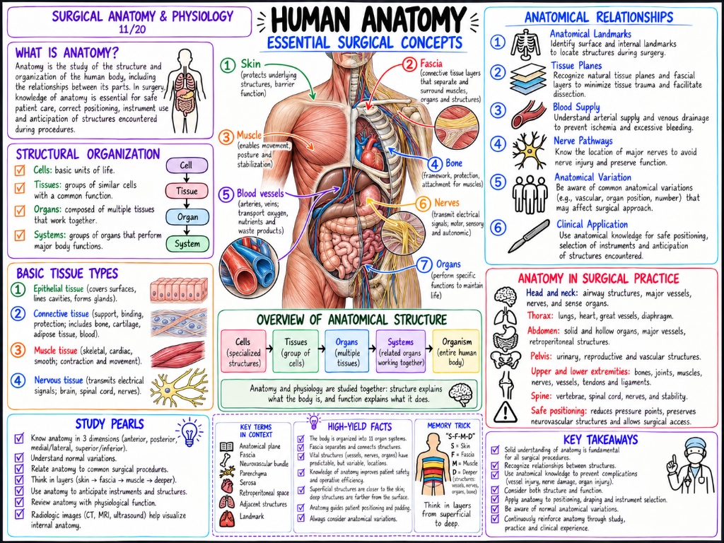 Human Anatomy — Essential Surgical Concepts (11/20)
